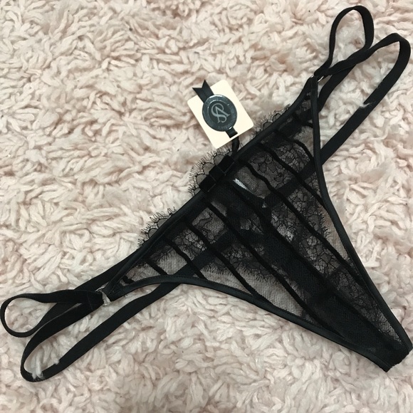 Victoria's Secret Other - NEW! VS Rare Designer Lace and Velvet Thong!